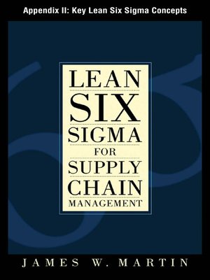 cover image of Key Lean Six Sigma Concepts